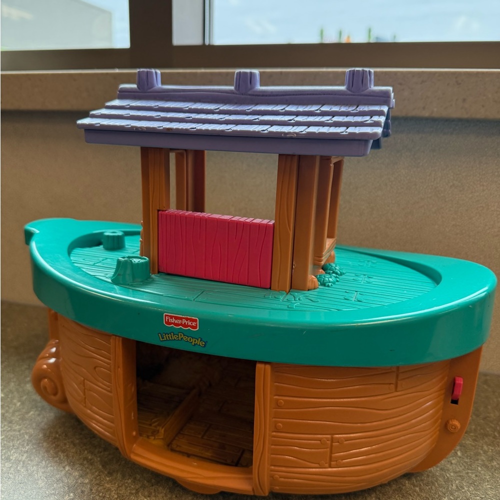 Fisher-Price Little People Teal and Brown Noah’s Ark